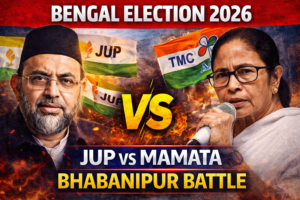 Bengal elections 2026 : JUP Releases First Candidate List for Bengal Polls, Fields Candidate Against Mamata Banerjee