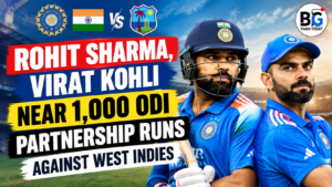 Rohit Sharma and Virat Kohli Near Unique ODI Record Against West Indies